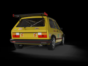 yugo koral 55 racing 3D Model