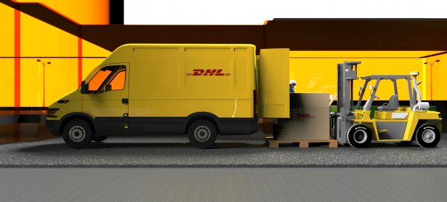 iveco daily loading Model 3D .c4d .max .obj .3ds .fbx .stl .blend