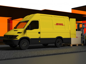 iveco daily loading Model 3D