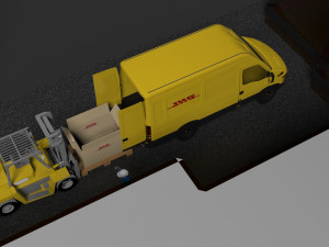iveco daily loading Model 3D