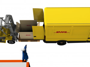 iveco daily loading Model 3D