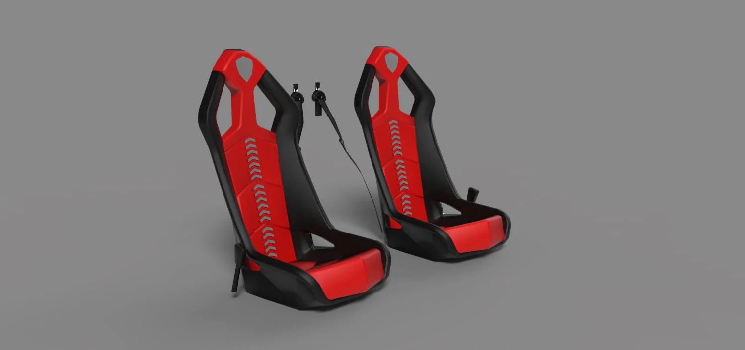 car seats 3D Model .c4d .max .obj .3ds .fbx .stl .blend