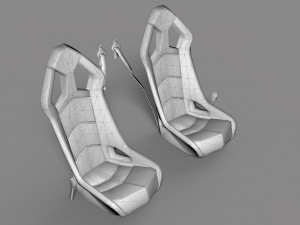 car seats 3D मॉडल