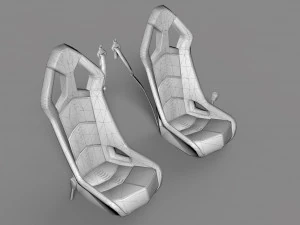 car seats 3D Model