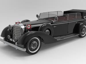 mercedes-benz 770 w150ii 1942 Model 3D