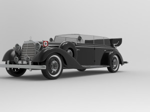 mercedes-benz 770 w150ii 1942 3D Model