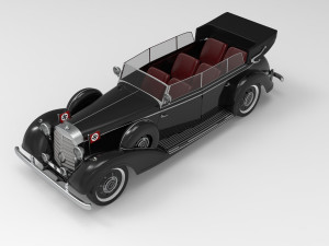 mercedes-benz 770 w150ii 1942 3D Model