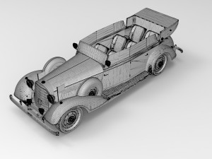 mercedes-benz 770 w150ii 1942 3D Model
