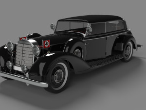 mercedes-benz 770 w150ii 1942 Model 3D