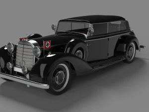 mercedes-benz 770 w150ii 1942 3D Model