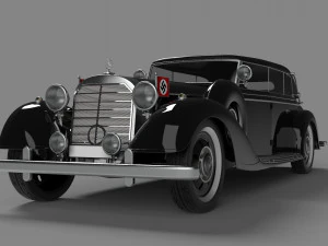 mercedes-benz 770 w150ii 1942 3D Model
