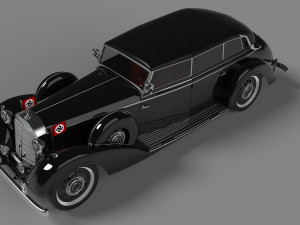 mercedes-benz 770 w150ii 1942 3Dモデル