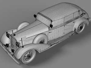 mercedes-benz 770 w150ii 1942 3Dモデル