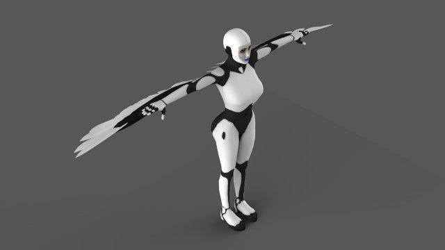 flaying xenia 3D Model .c4d .max .obj .3ds .fbx .stl .blend 