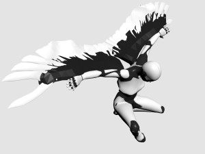 flaying xenia 3D Model