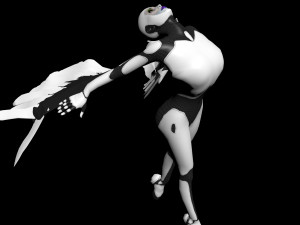 flaying xenia 3D Model