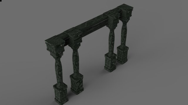 columns Modelo 3D .c4d .max .obj .3ds .fbx .stl .blend 