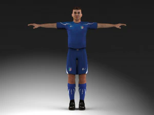 축구 선수 3D 모델