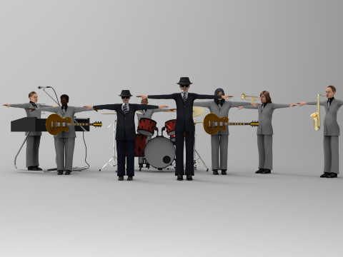 Band 3D Model