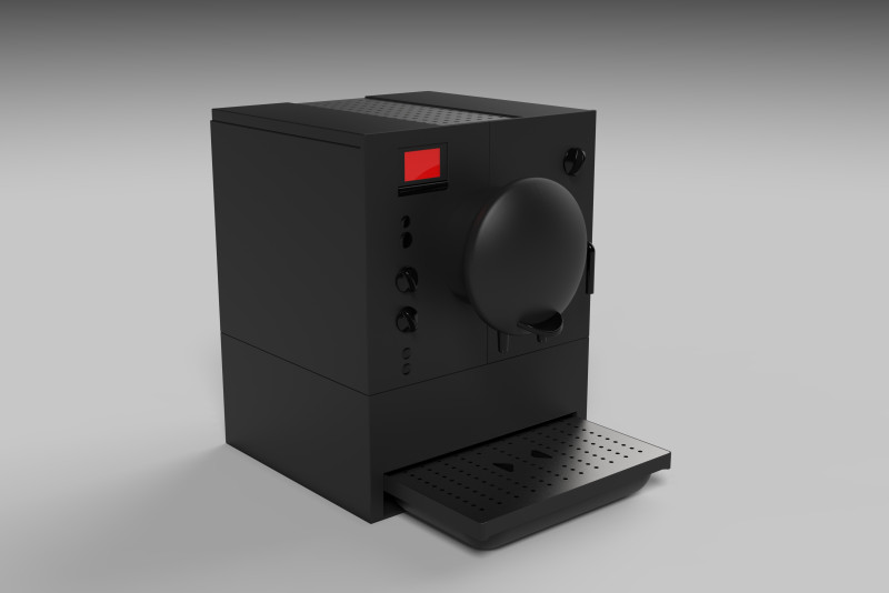 コーヒーマシン 3Dモデル .c4d .max .obj .3ds .fbx .stl .blend