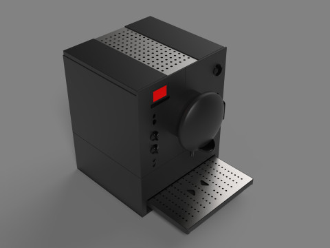 Mesin kopi Model 3D
