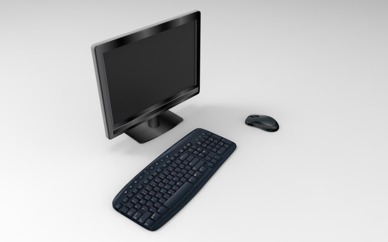 Komputer Model 3D .c4d .max .obj .3ds .fbx .stl .blend