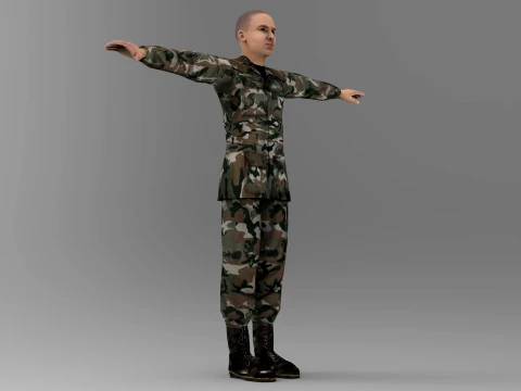 Soldier 1 3D Model