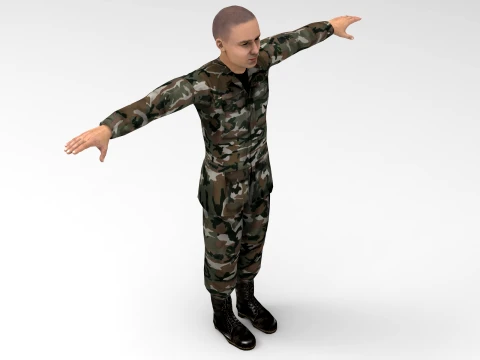 Soldier 1 3D Model