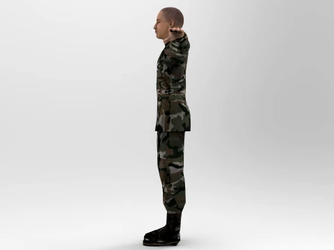 Soldier 1 3D Model
