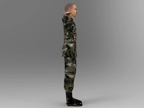 Soldier 1 3D Model