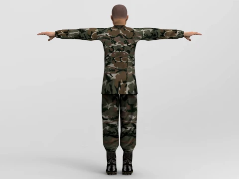 Soldier 1 3D Model