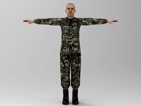 Soldier 1 3D Model