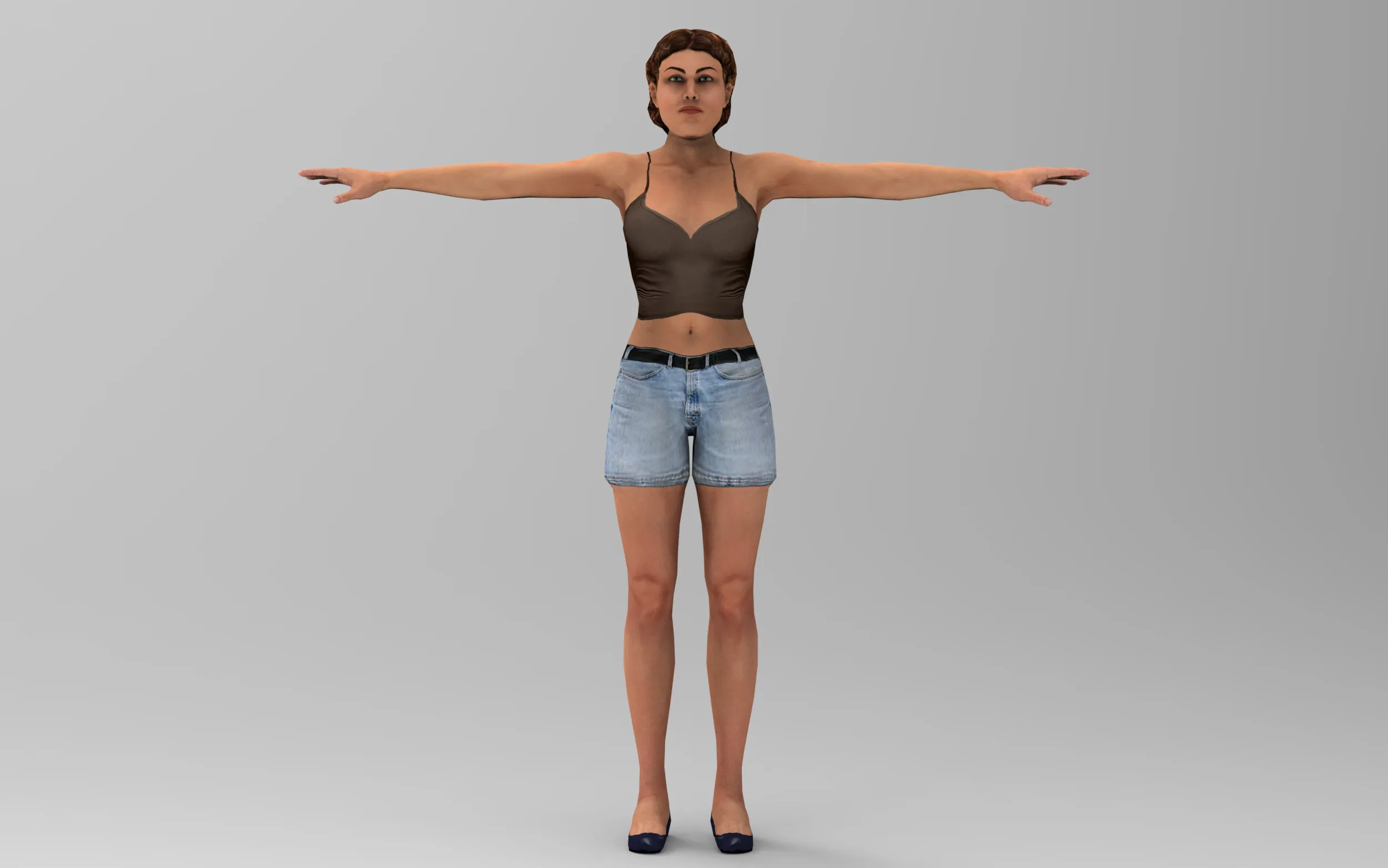 Woman 3D Model .c4d .max .obj .3ds .fbx .stl .blend 