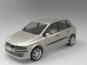 Фиат Стило 16 активный 3D Модель