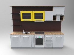 quadro kitchen 3D मॉडल