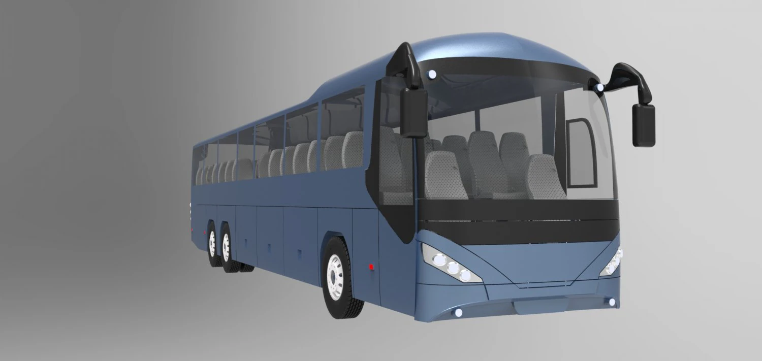 bus 3D Model .c4d .max .obj .3ds .fbx .stl .blend 