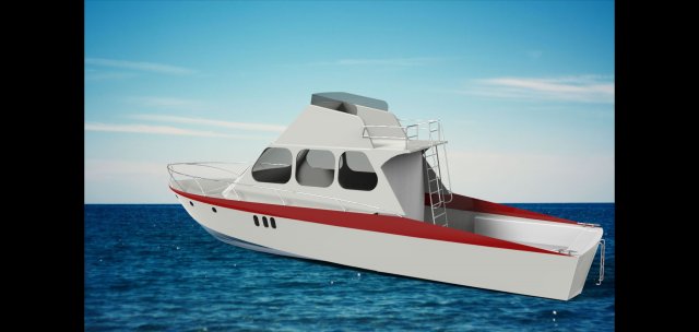 boat 3D 模型 .c4d .max .obj .3ds .fbx .stl .blend 