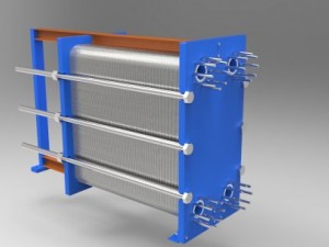 plate heat exchanger 3D मॉडल