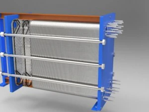 plate heat exchanger 3D Model