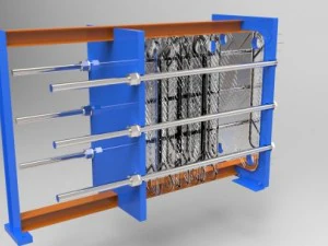 plate heat exchanger 3D Model