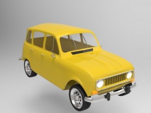renault 4 Modelo 3D