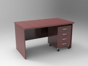office table 3D-Modell