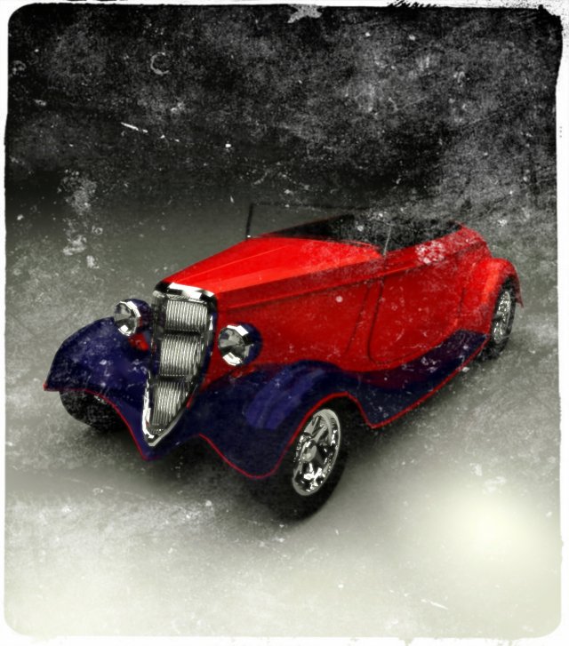 old car Modelo 3D .c4d .max .obj .3ds .fbx .stl .blend 