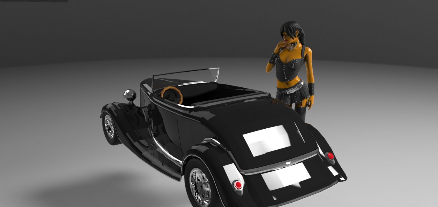 Old car Free 3D Model in Old Cars 3DExport