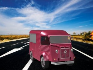 citroen van 1974 Modelo 3D