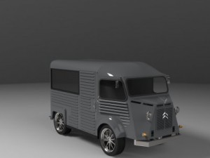 citroen van 1974 3D Model
