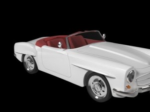 mercedes 190 sl 1960 Modello 3D