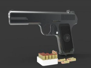 tokarev tt33 Modello 3D