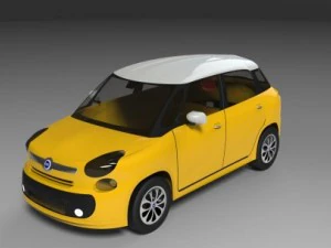fiat 500 l 3D Model