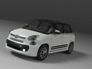 fiat 500 l 3D Model